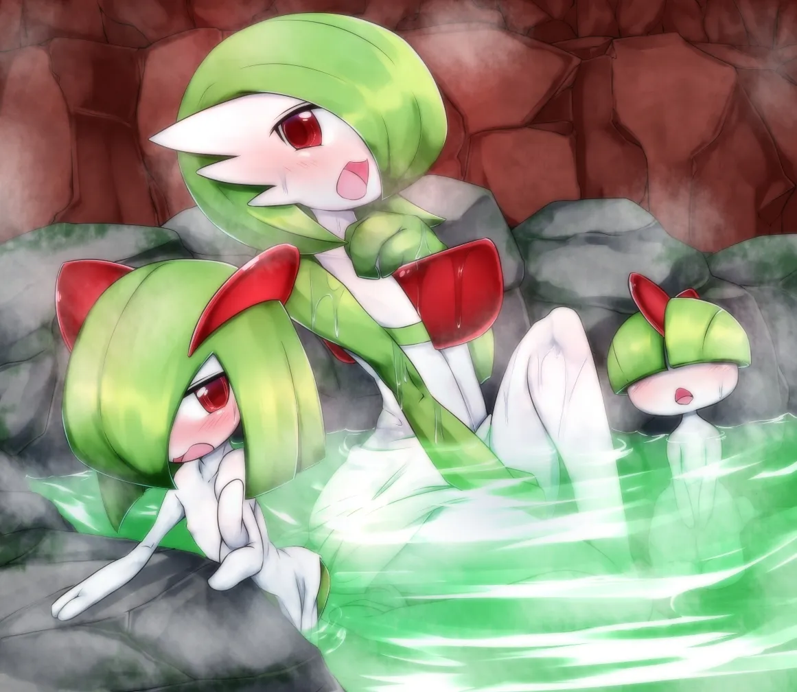Gardevoir, Kirlia by Yu Yun