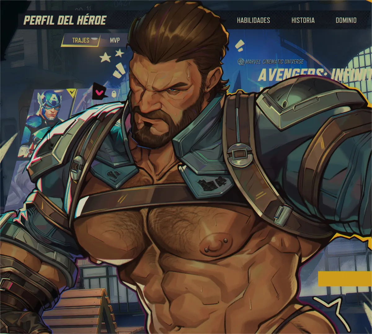 Steve Rogers, Captain America by Holo Eden