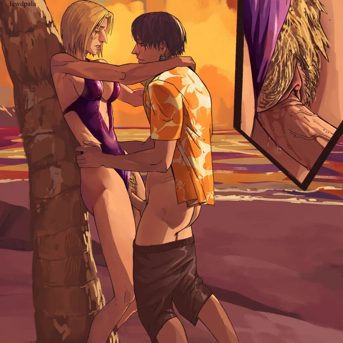 Chrollo Lucilfer, Pakunoda by Lewdpala