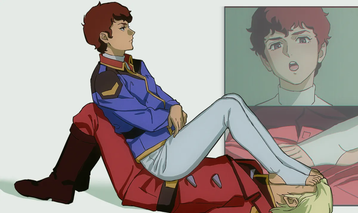 Char Aznable, Amuro Ray by Yy0880Yy