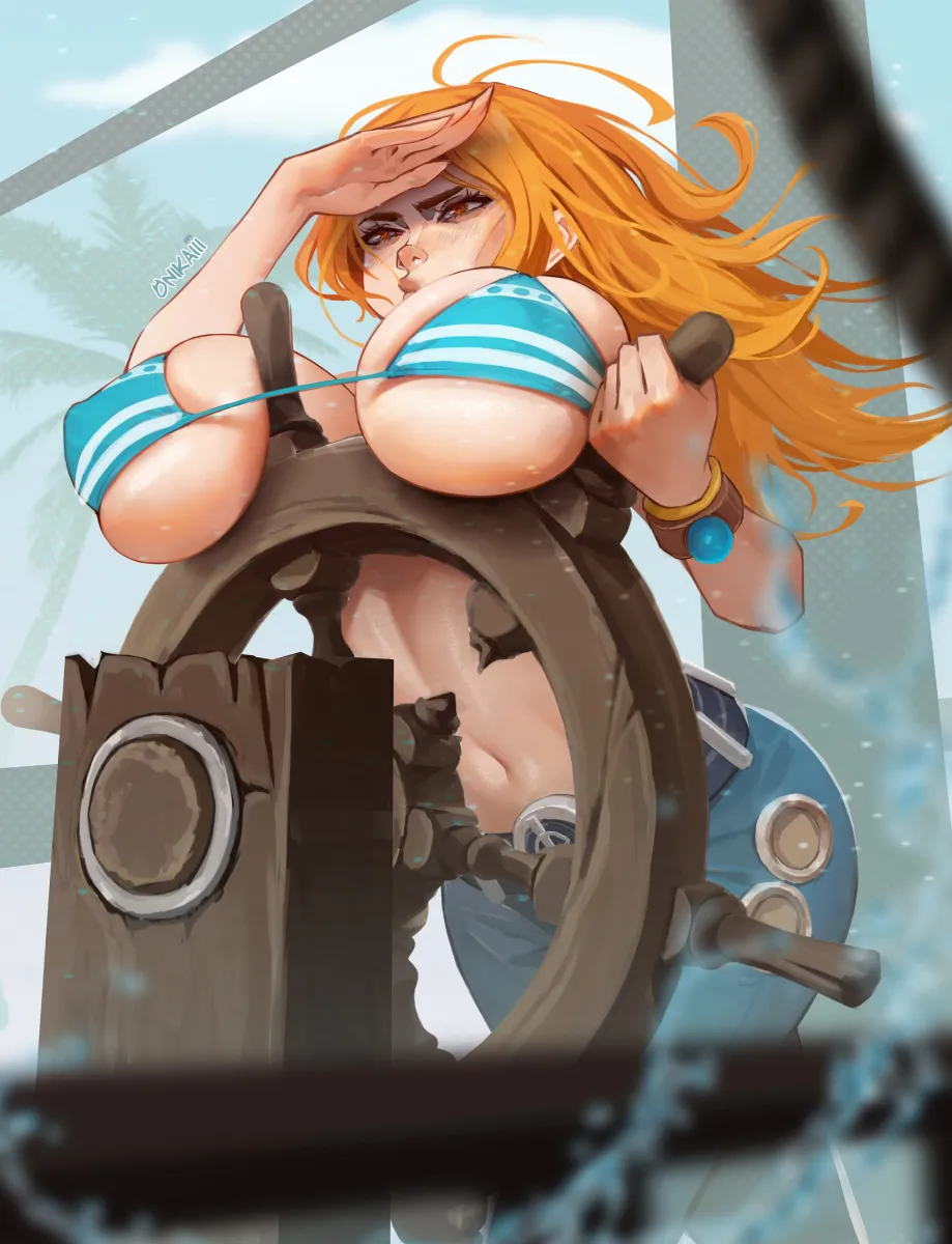 Nami (One Piece) by Onikaiii