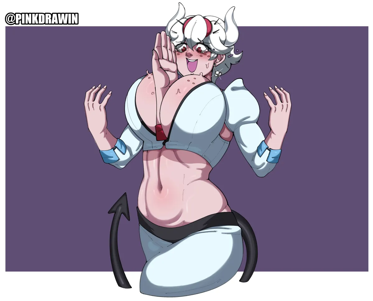 Inoue Orihime, Helltaker (Character) by Pinkdrawin