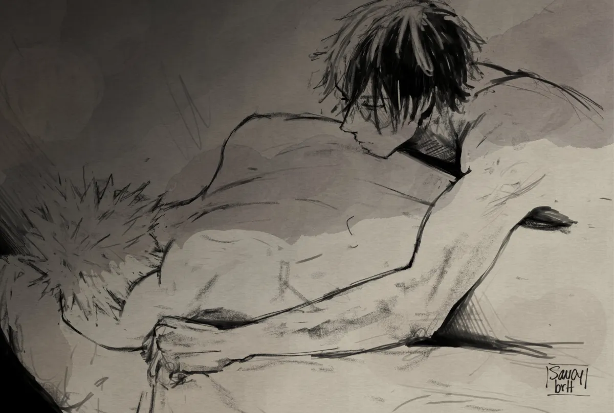 Bakugou Katsuki, Todoroki Shoto by Saucybrtt