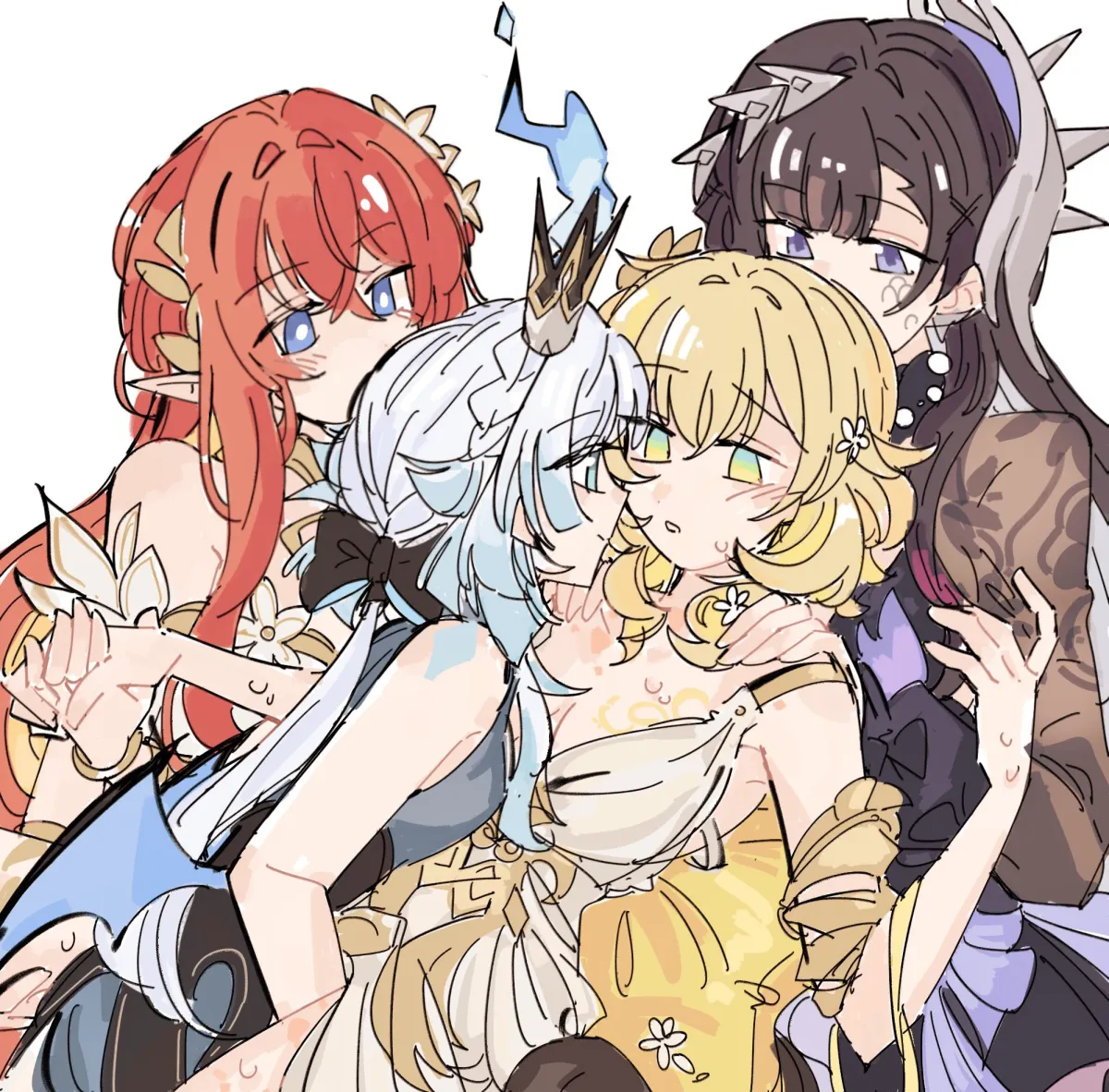 Aglaea (Honkai: Star Rail), Cerydra (Honkai: Star Rail) by Gelinzzz