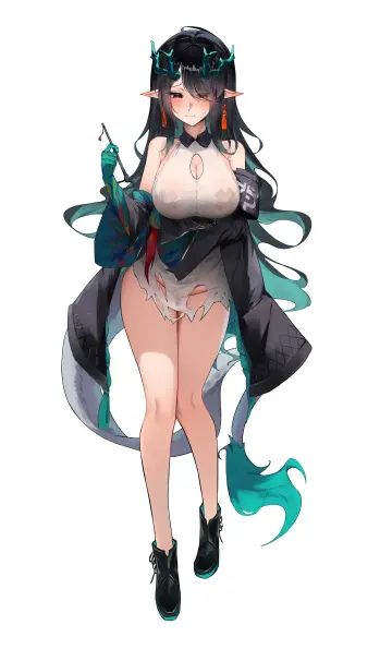 Dusk (Arknights) rule 34