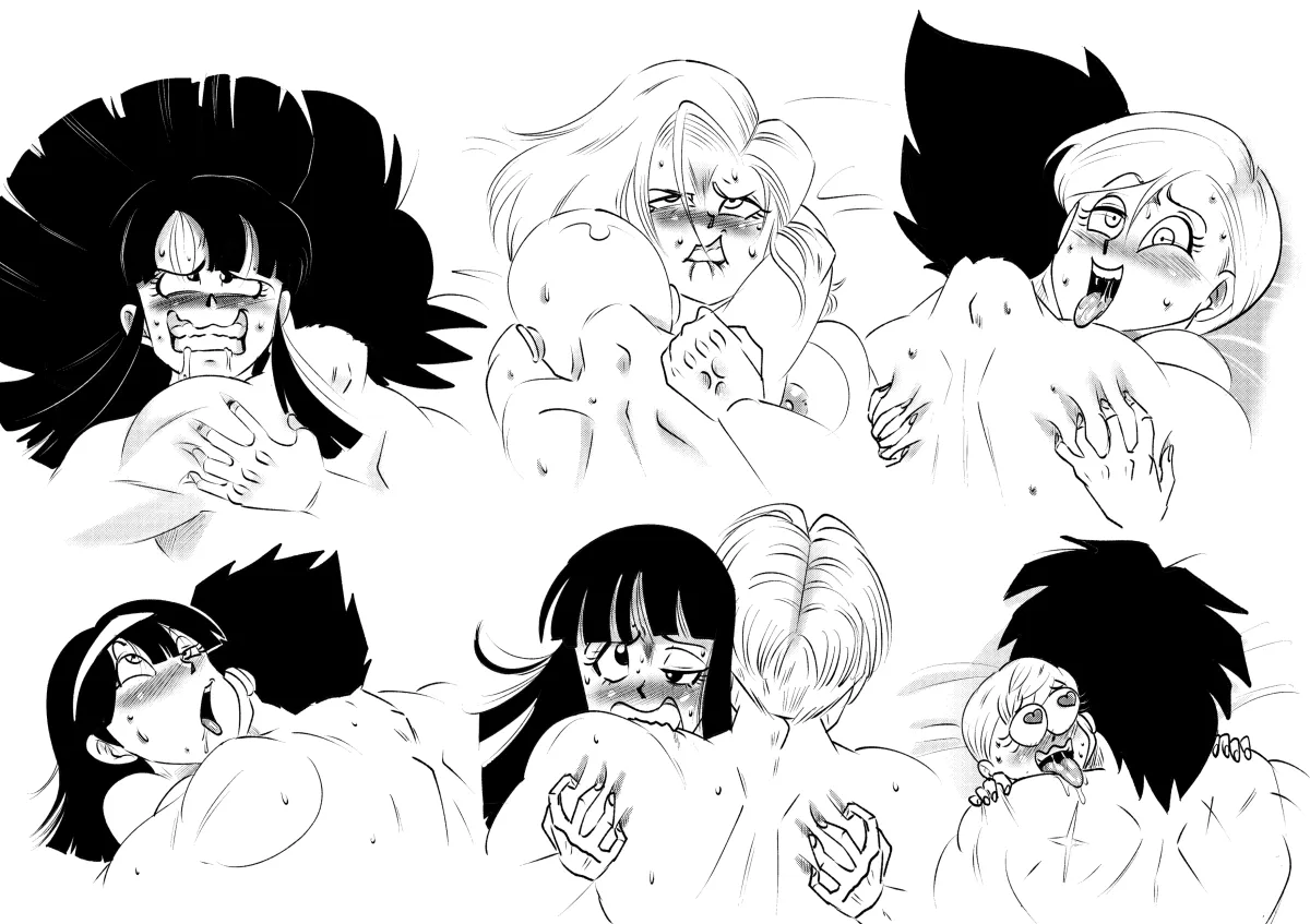 Son Goku, Vegeta by Funsexydb