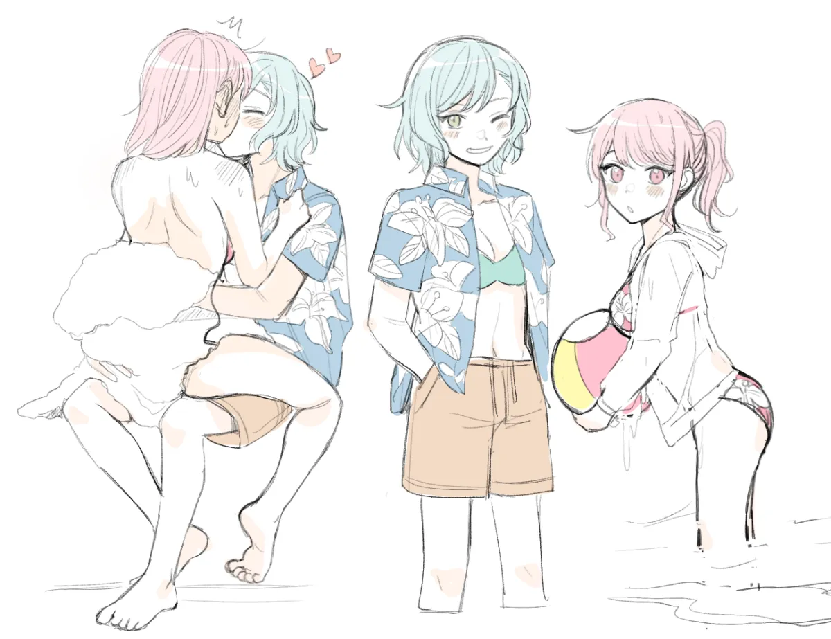 Hikawa Hina, Maruyama Aya by Chieh