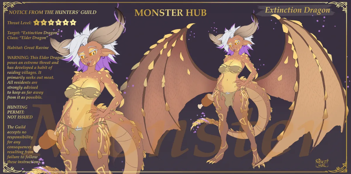 Monster Hunter (Character), Nergigante by Nekit48L