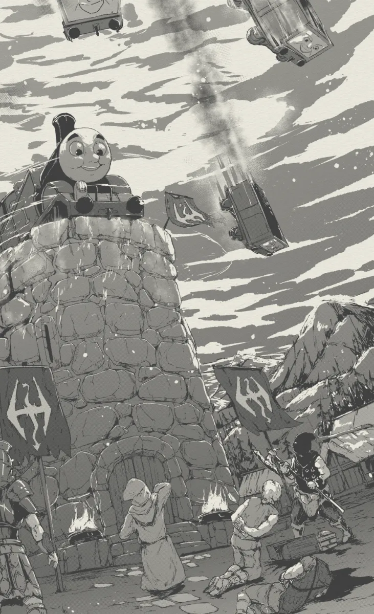 Dovahkiin, Thomas The Tank Engine by Tyrone