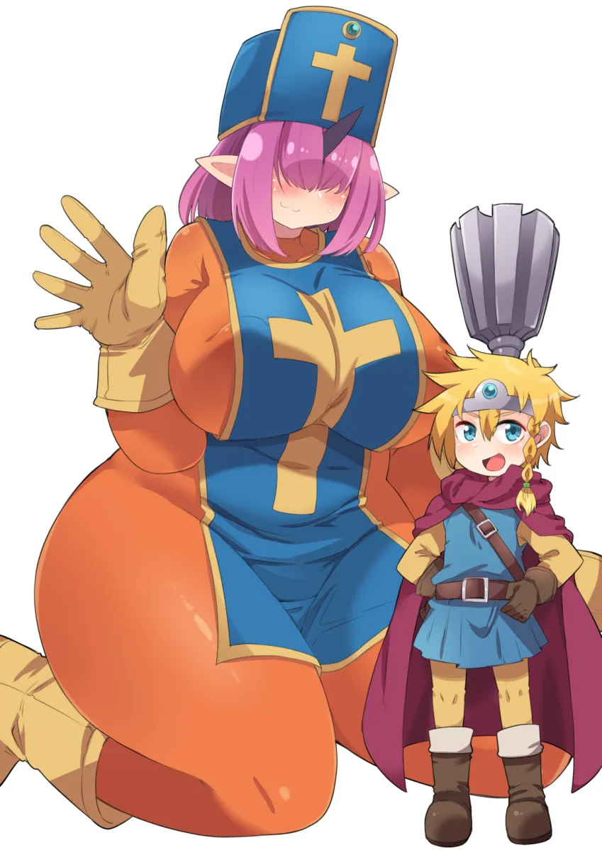 Roto (Dq3), Priest (Dq3) by Amagaeru (Hylathewet)