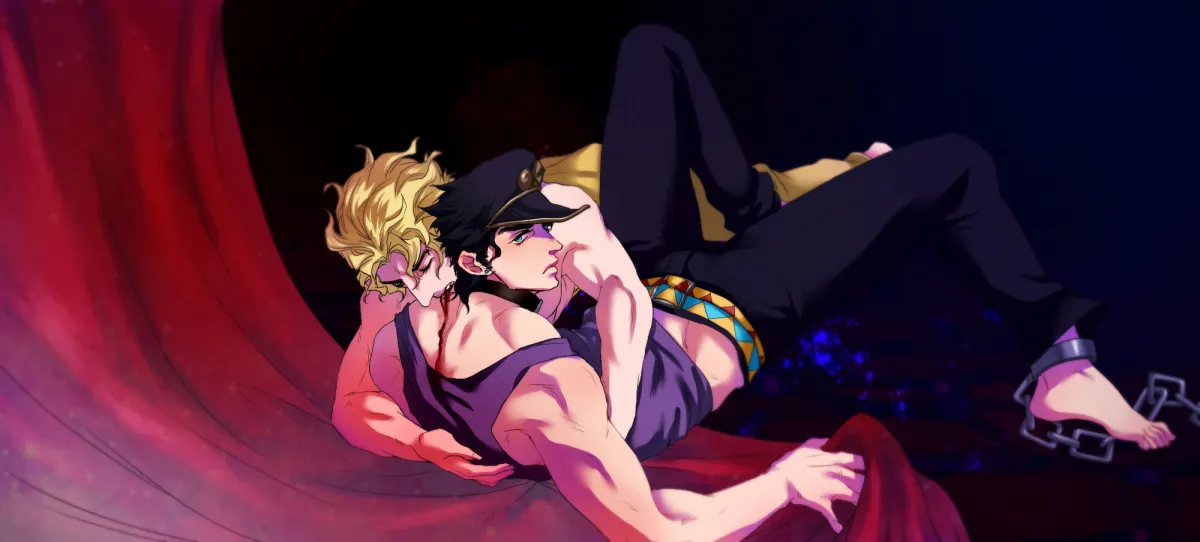 Kujo Jotaro, Dio Brando by Less End