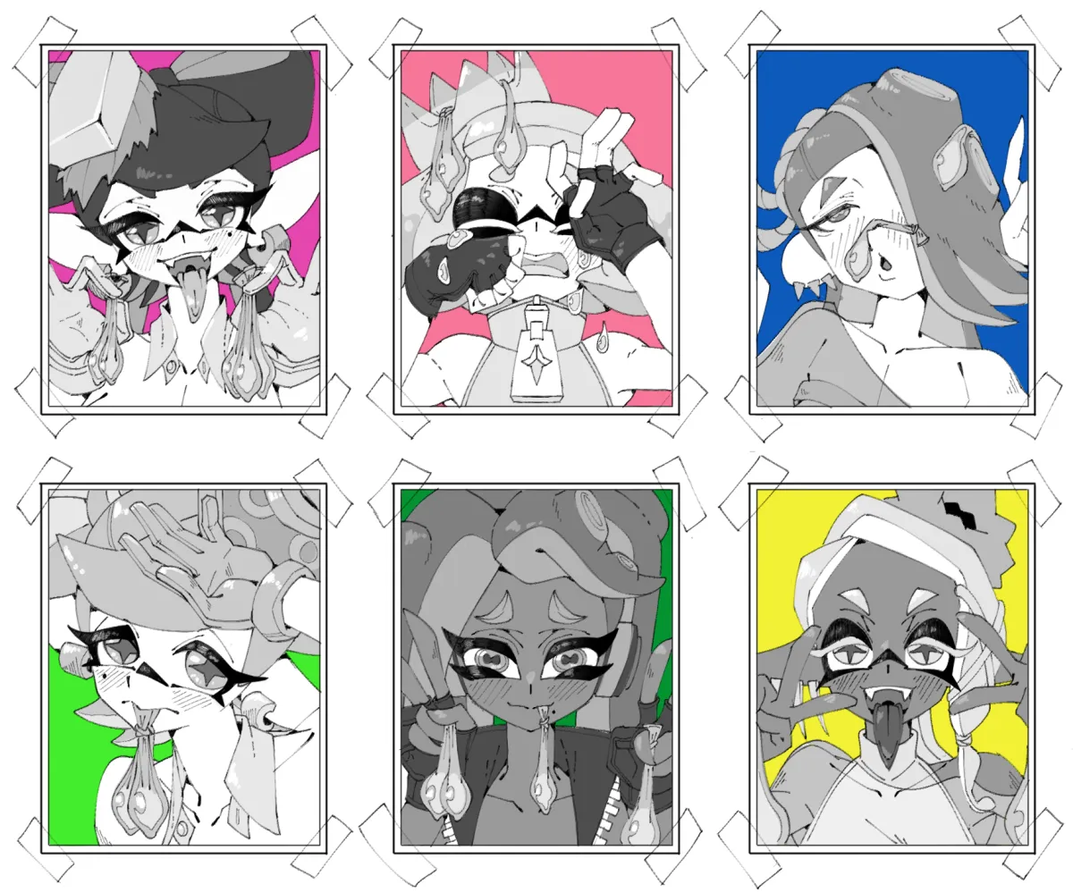 Callie (Splatoon), Marie (Splatoon) by Boom (Pixiv 17287082)