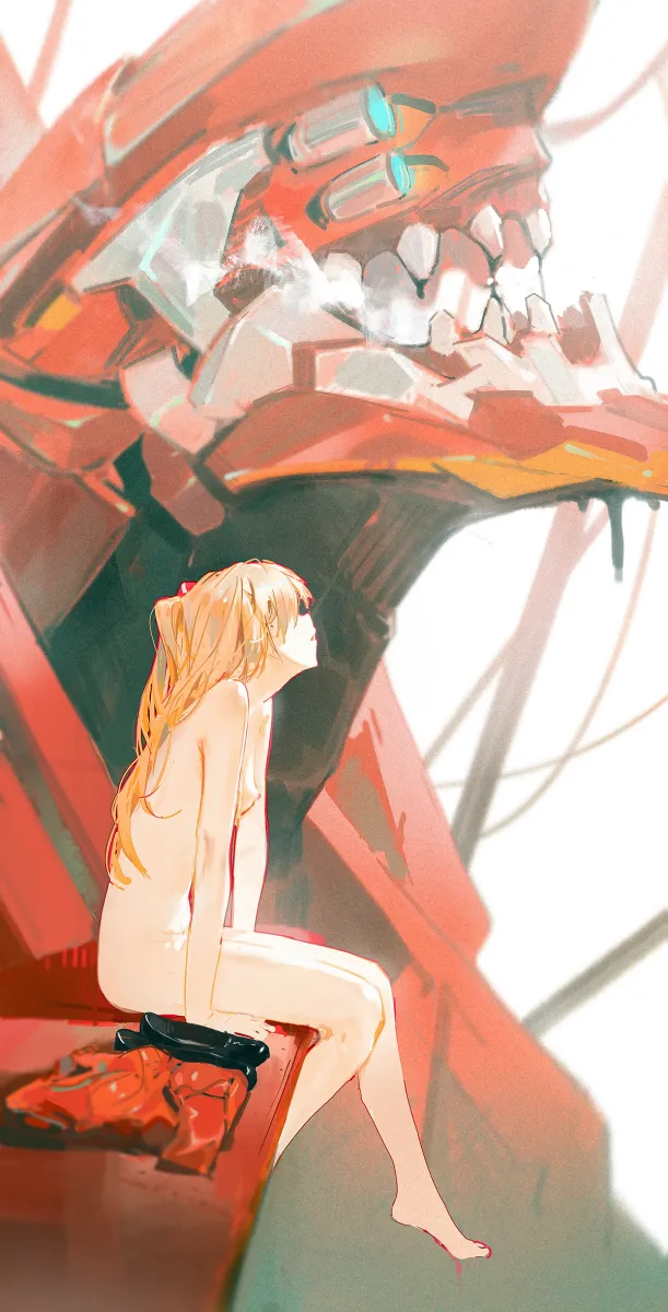 Souryuu Asuka Langley, Eva 02 by Dino (Dinoartforame)