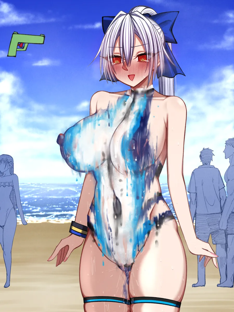 Tomoe Gozen (Fate), Tomoe Gozen (Swimsuit Saber) (First Ascension) (Fate) by Mcpc Zamurai