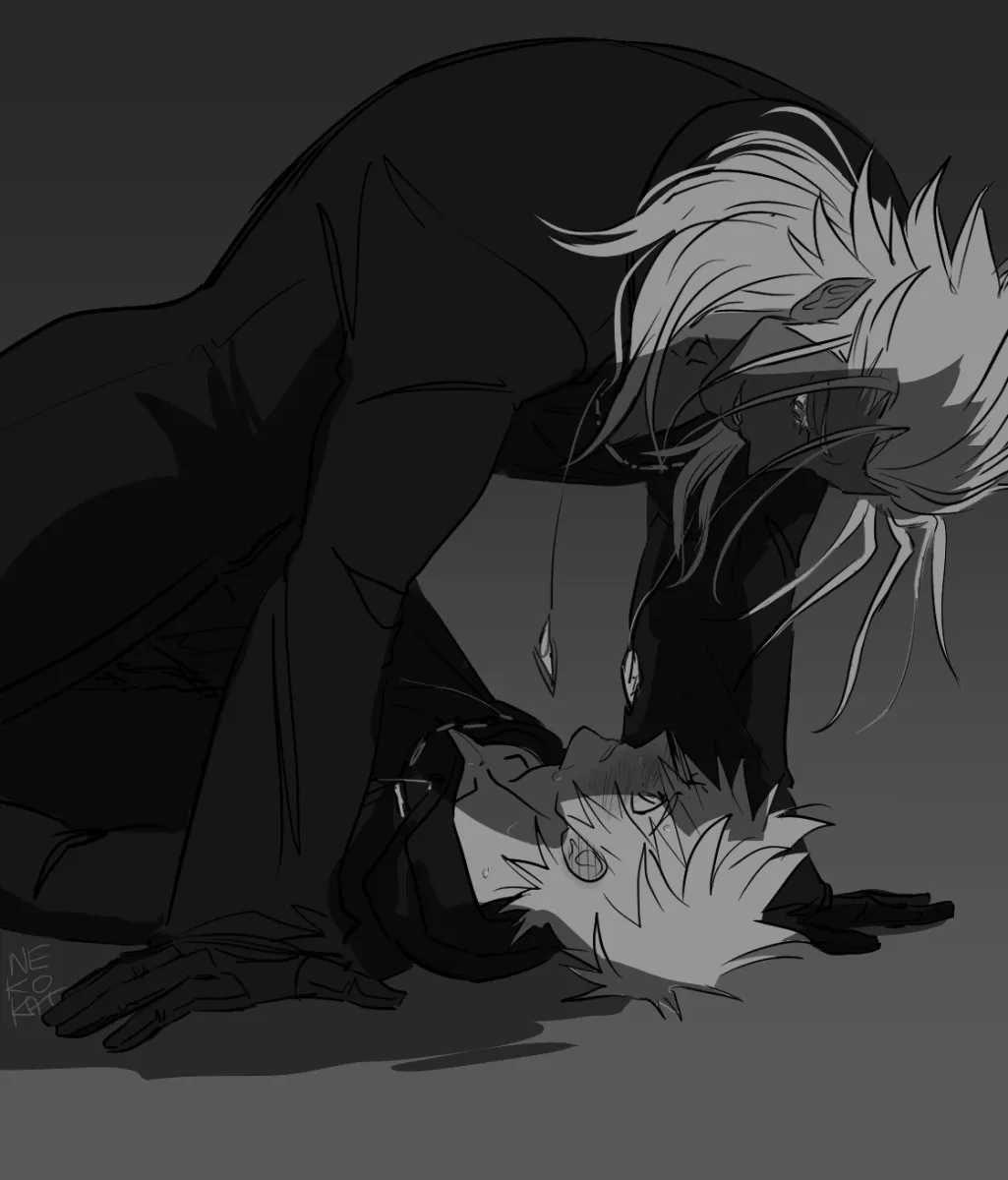 Roxas, Xemnas by Nekokat42