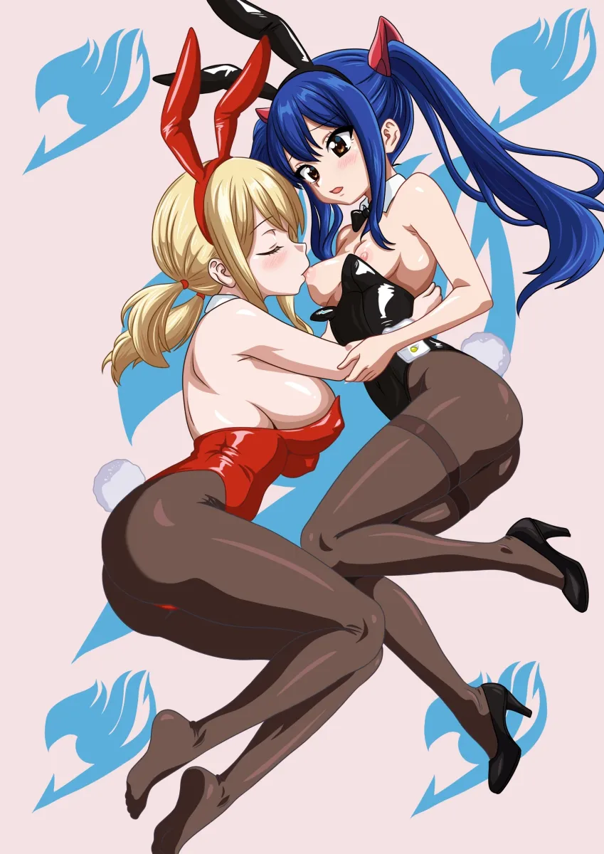Lucy Heartfilia, Wendy Marvell by Sesshoalex