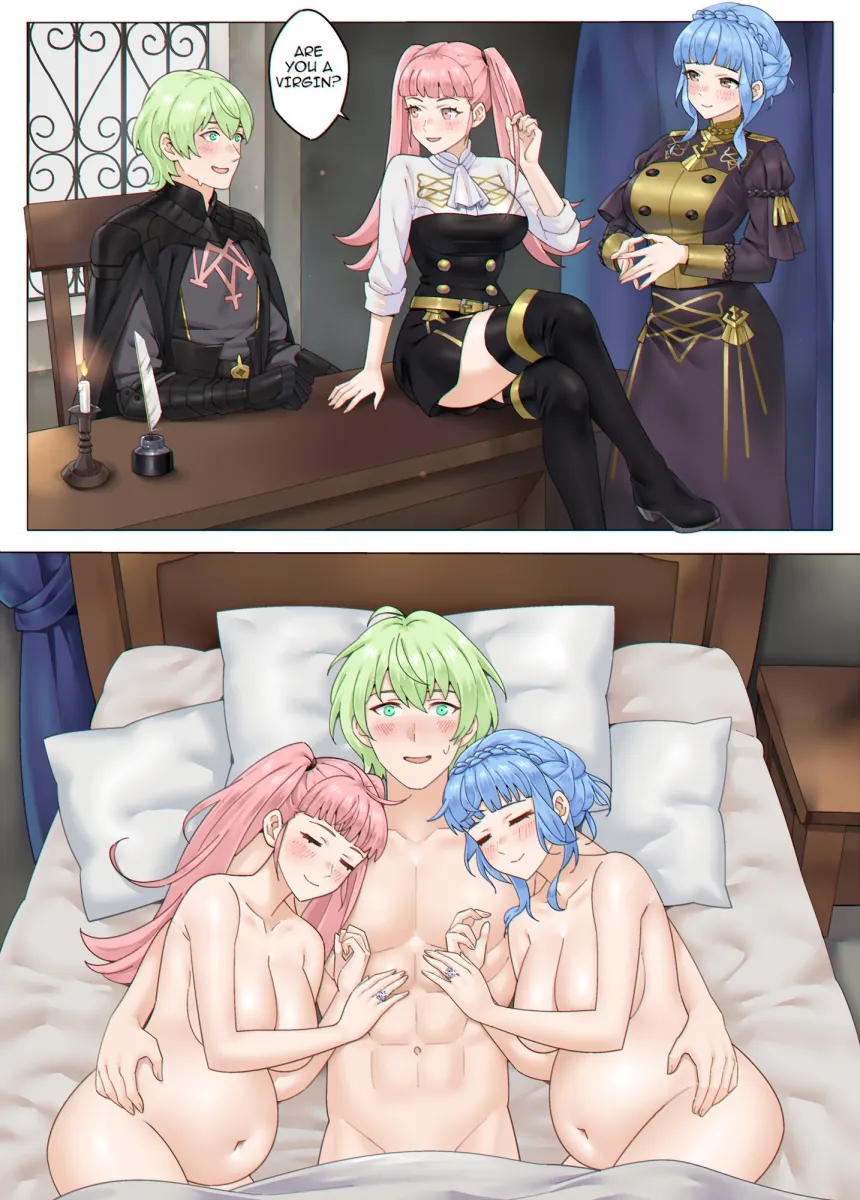 Male Byleth (Fire Emblem), Hilda Valentine Goneril by Redkite333