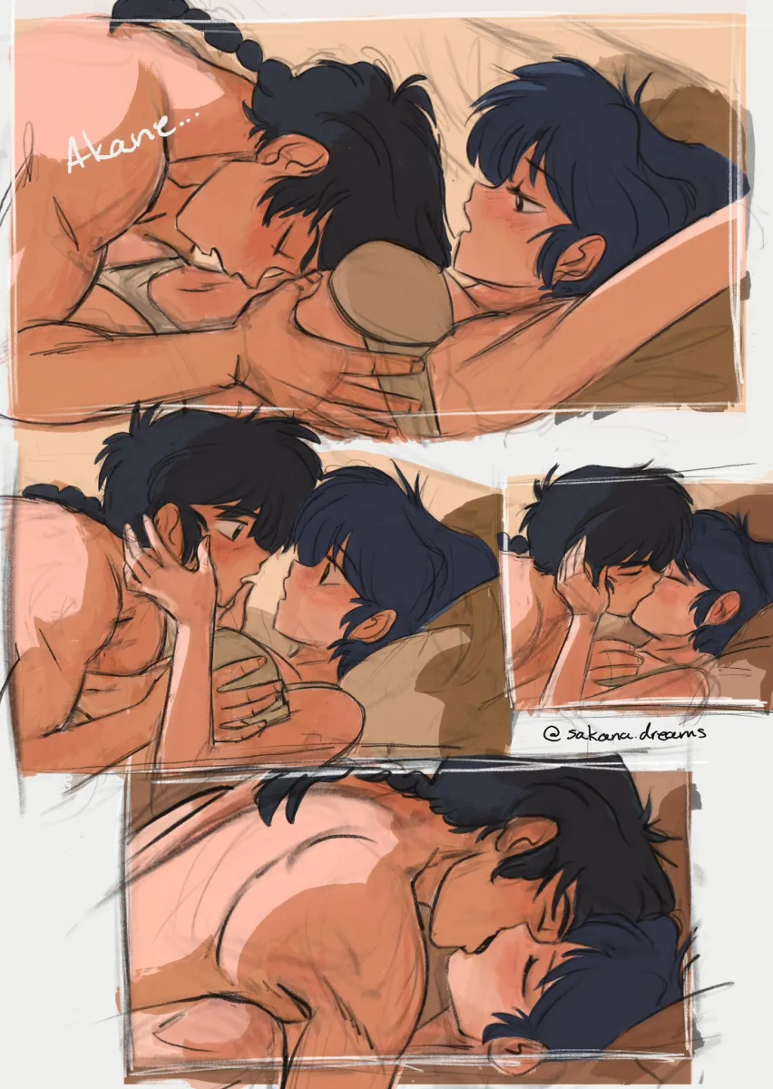 Saotome Ranma, Tendou Akane by Sakana.dreams