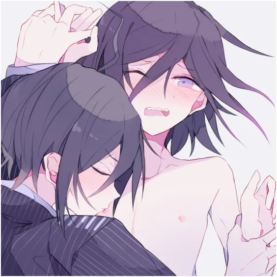 Oma Kokichi, Saihara Shuichi by Sakura (Fein5862817)