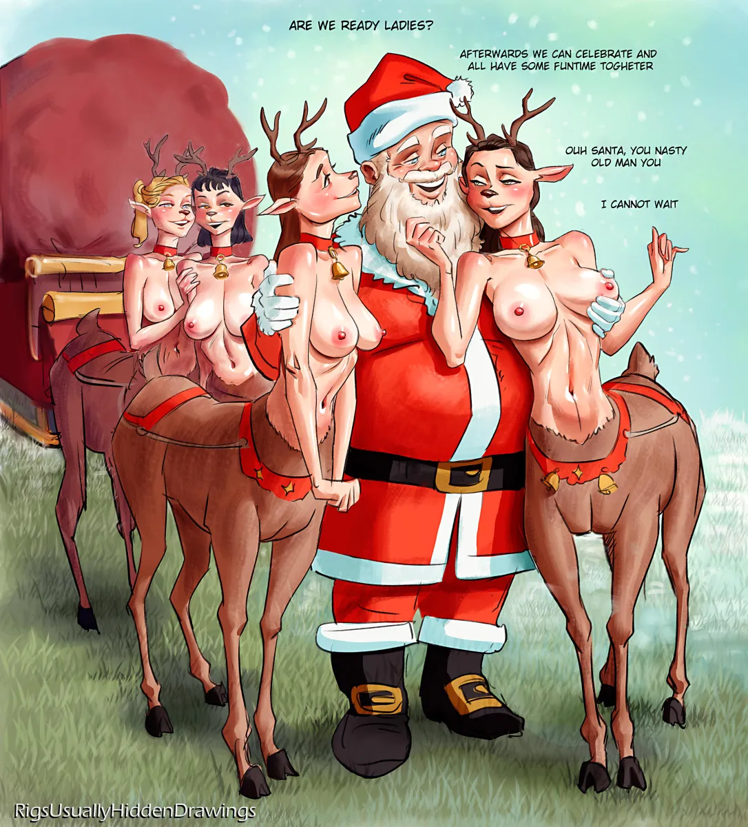 Santa Claus by Rigsusuallyhiddendrawings
