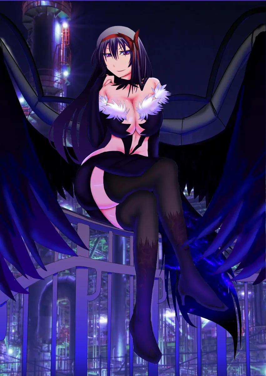 Akemi Homura, Akuma Homura by E-Ntyo