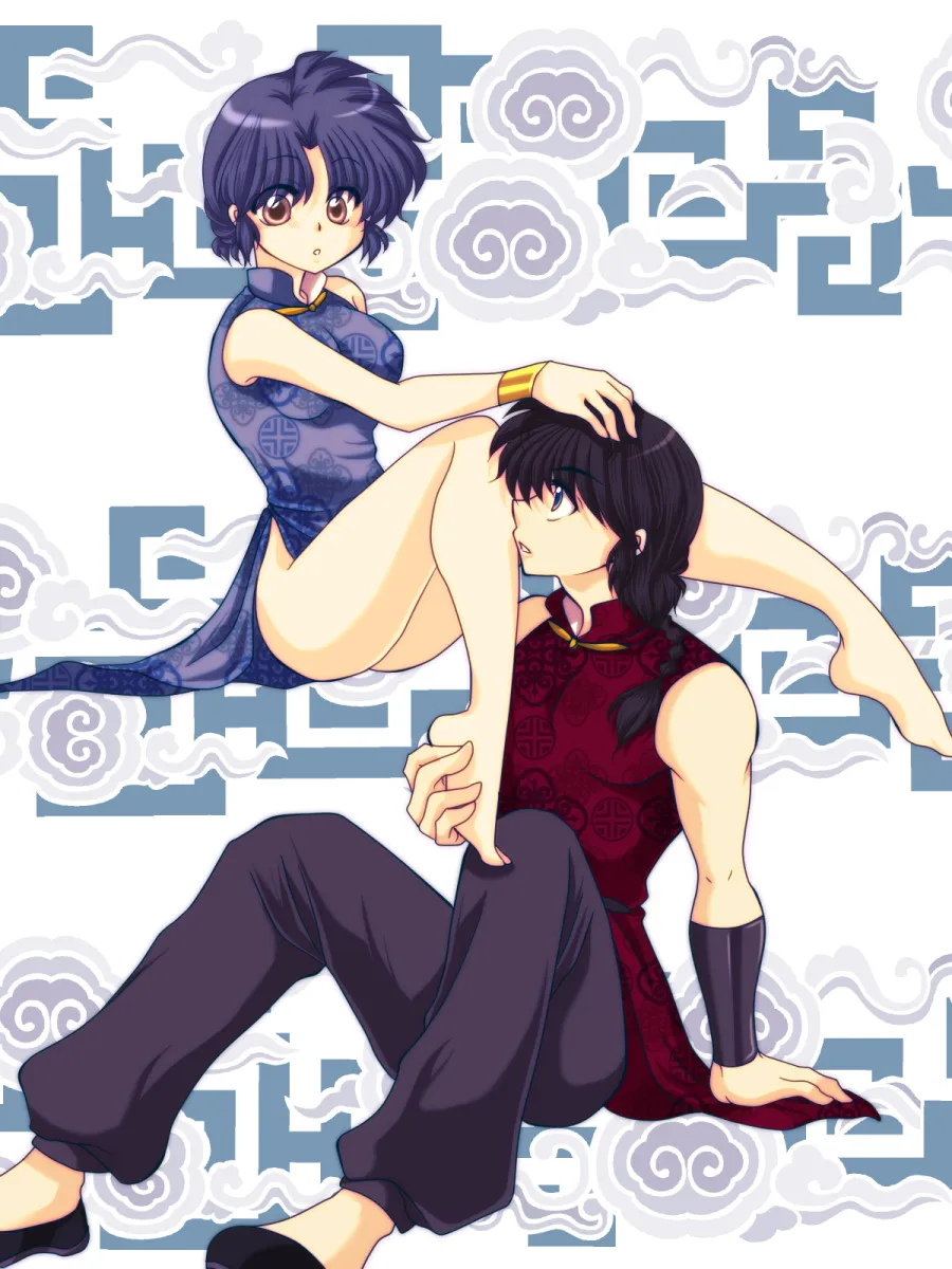 Saotome Ranma, Tendou Akane by Yodare