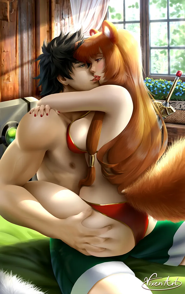 Raphtalia, Iwatani Naofumi by Vixenartz