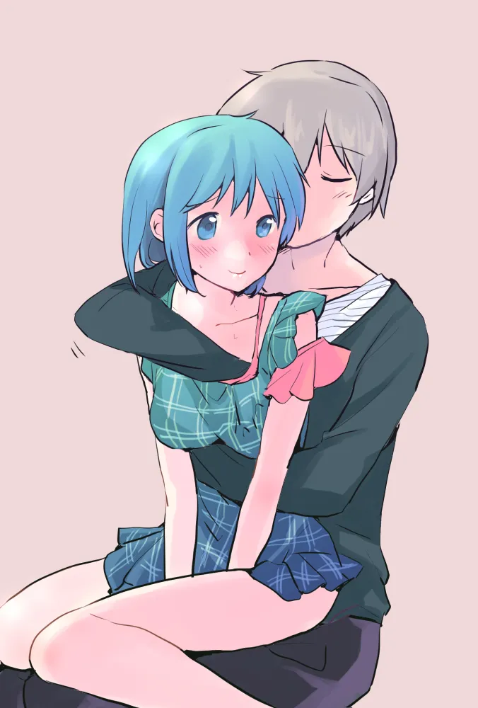Miki Sayaka, Kamijou Kyousuke by Momoko (Palemon)