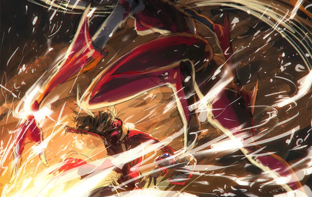 Yuki Judai, Elemental Hero Burstinatrix by Moribuden