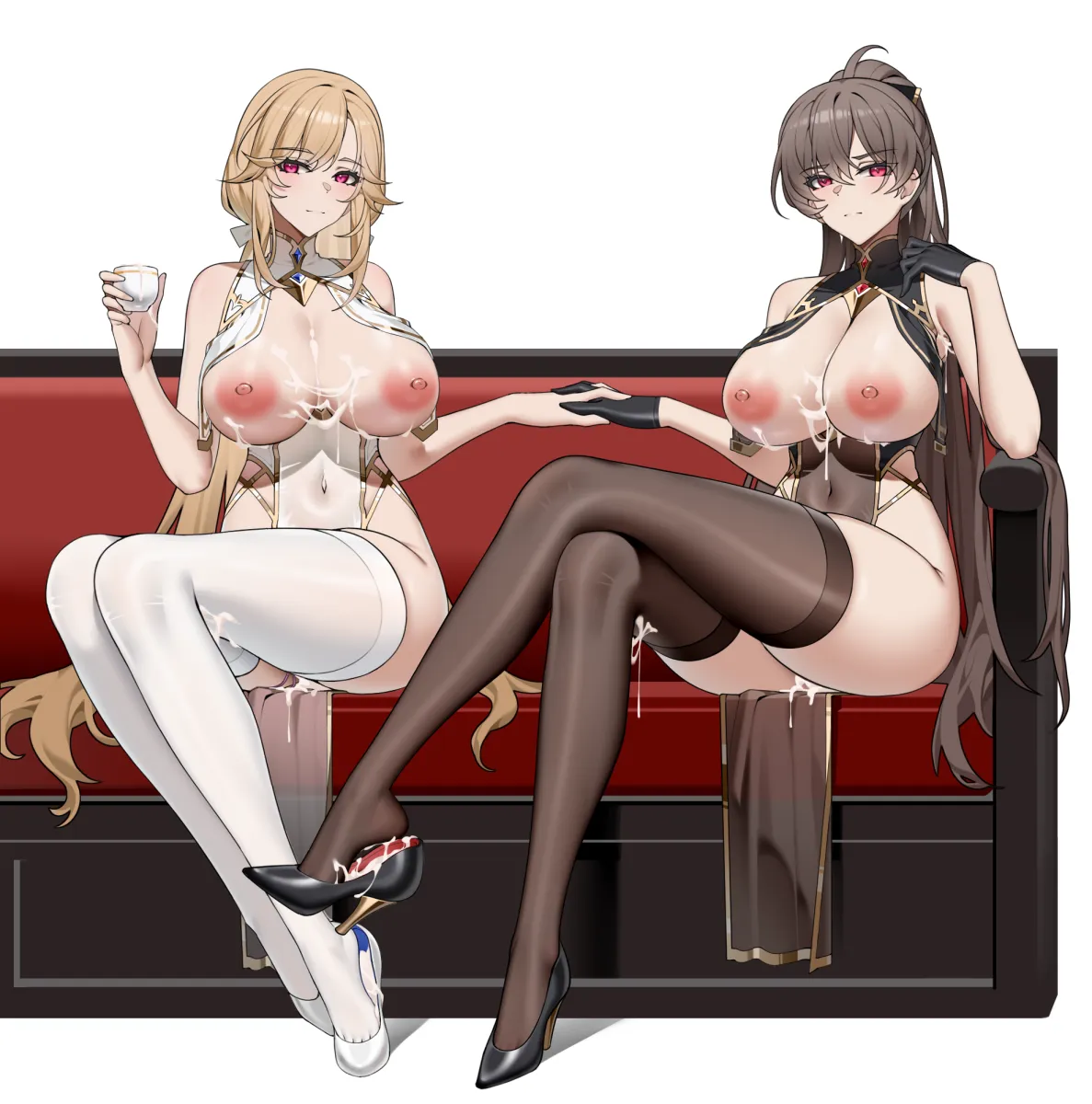 Jean Bart (Azur Lane), Richelieu (Azur Lane) by Wsfw