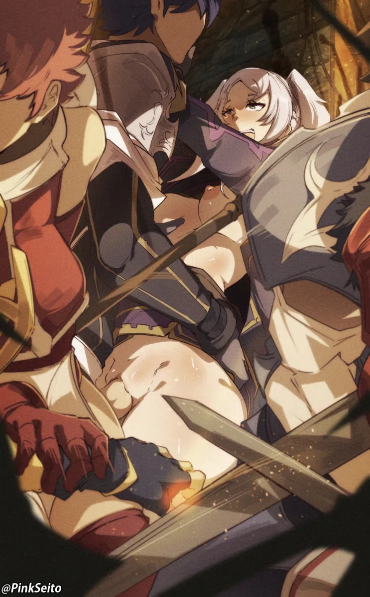 Female Robin (Fire Emblem), Chrom (Fire Emblem) by Orphen (Pink Seito)