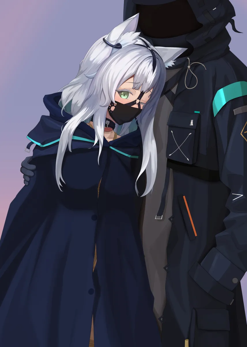 Doctor (Arknights), Rosmontis (Arknights) by Wanliu