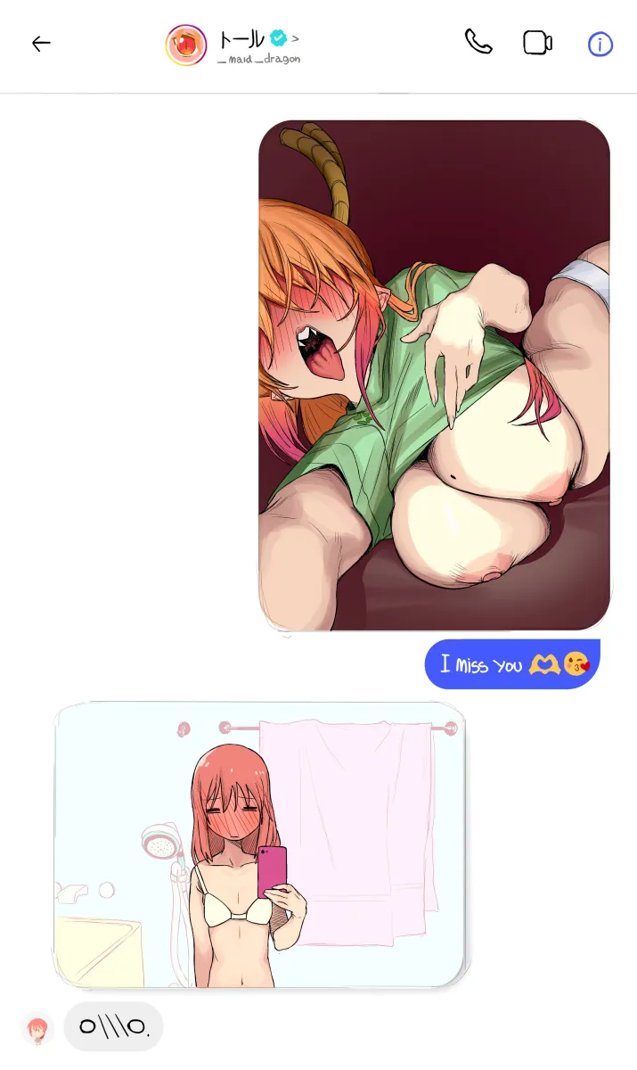 Tohru (Maidragon), Kobayashi (Maidragon) by Suyo (Vexwwww)