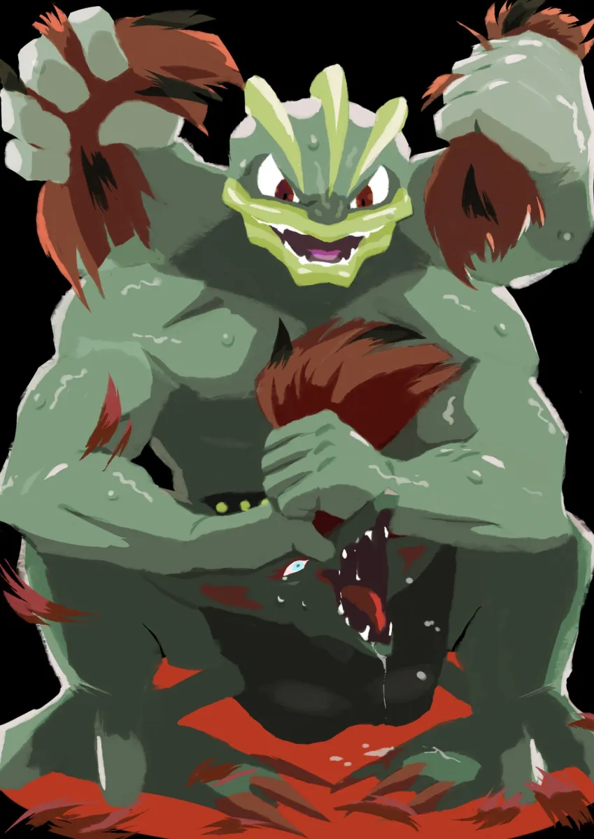 Machamp, Zoroark by Gyu Hydrogen