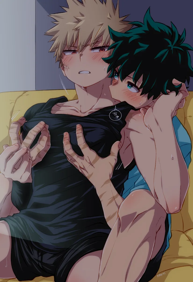 Midoriya Izuku, Bakugou Katsuki by Kmrn Urak
