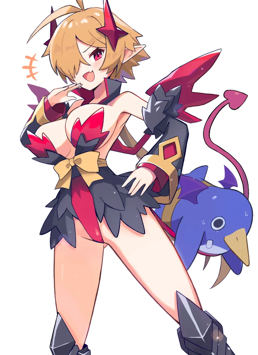 Prinny, Lucy (Disgaea) by Bakeneko1212