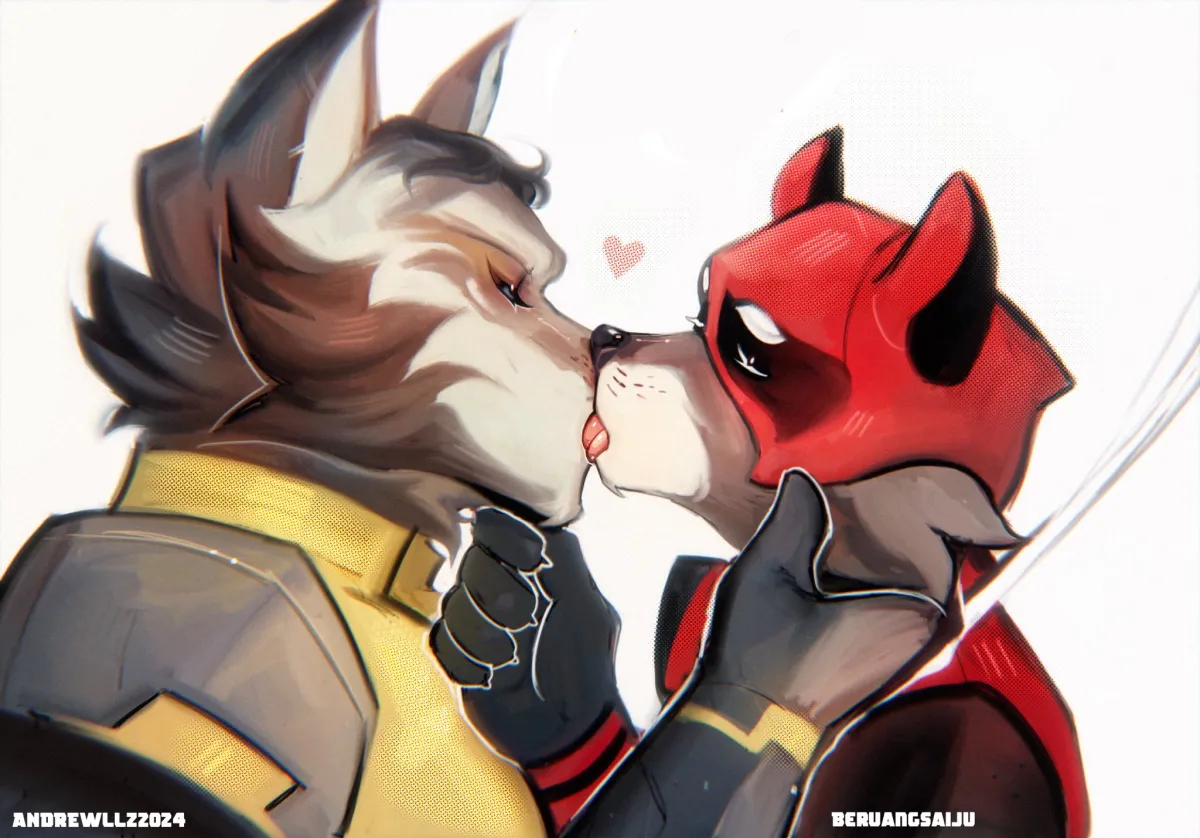 Wolverine (X-Men), Deadpool by Andrewllz (Sleepyandrewllz)