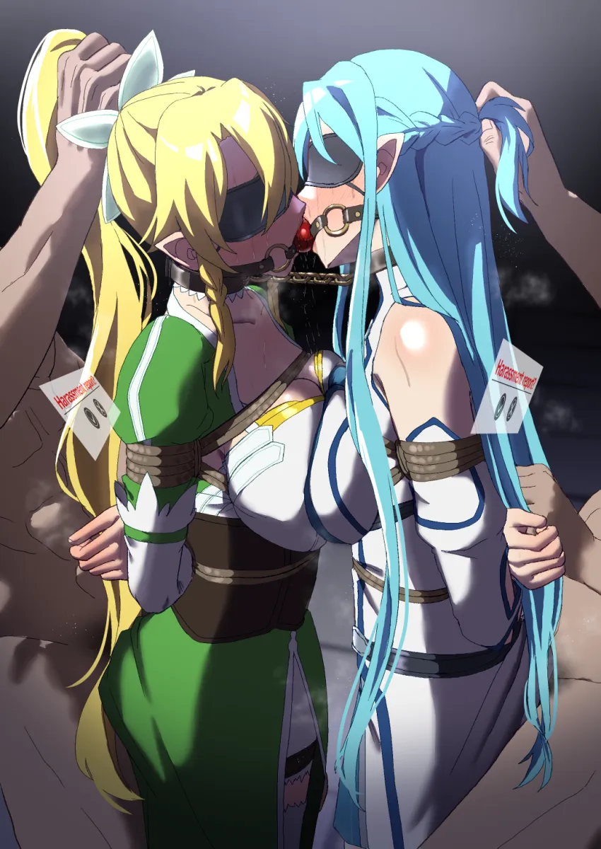 Asuna (Sao), Leafa (Sao) by Zetsu Red