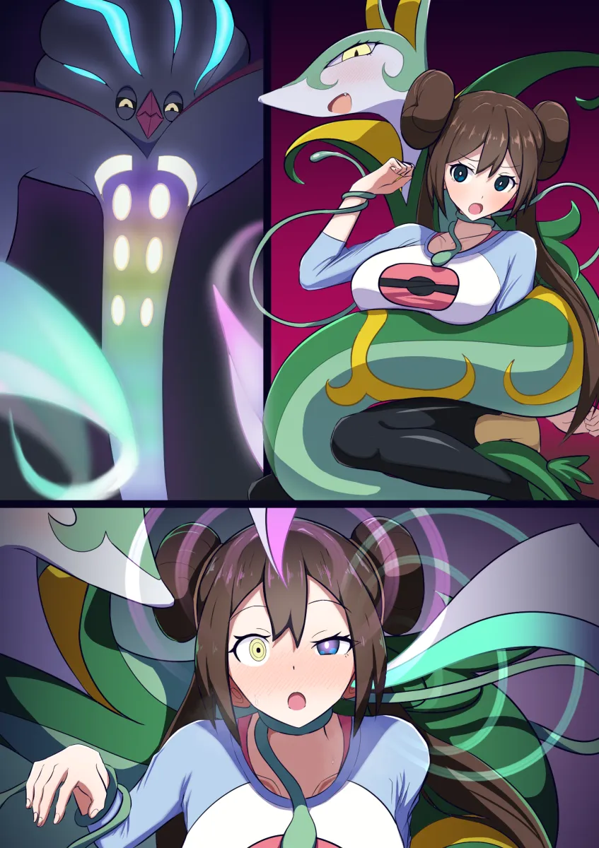 Rosa (Pokemon), Serperior by Odisann28