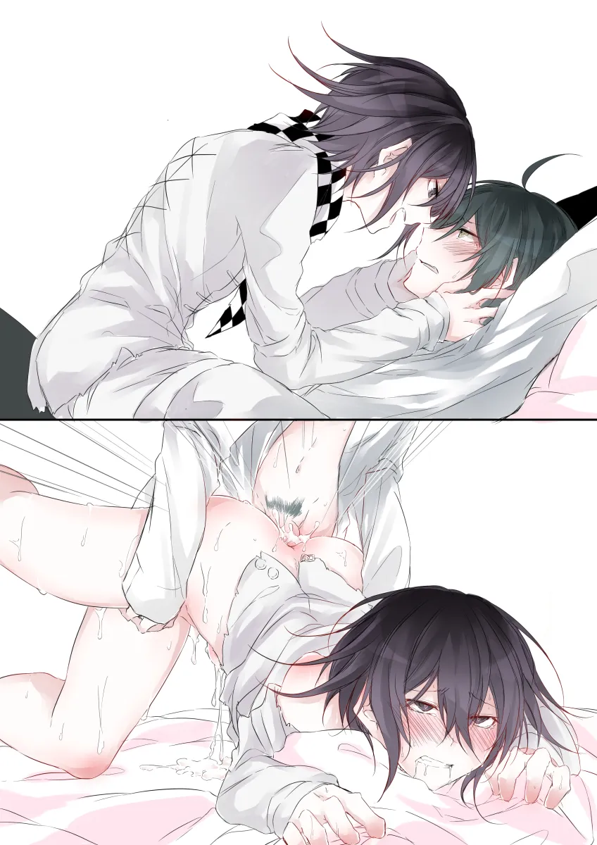 Oma Kokichi, Saihara Shuichi by Rindoukhk6