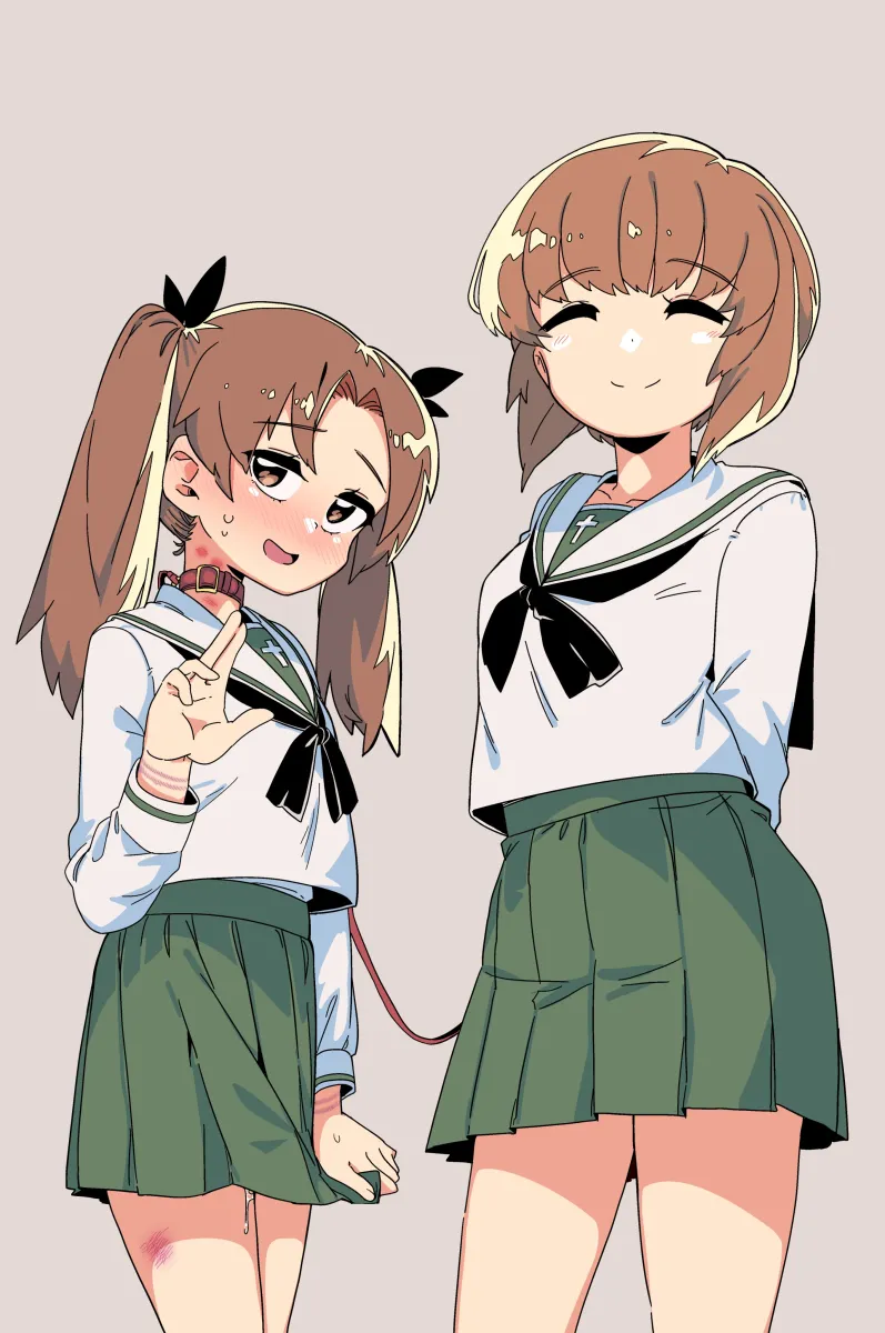 Nishizumi Miho, Kadotani Anzu by Aoi Kujira