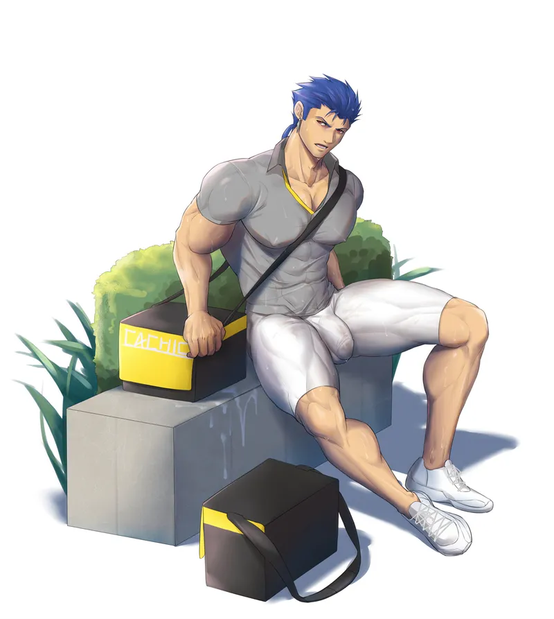 Cu Chulainn (Fate), Cu Chulainn (Lancer) (Fate) by Chachi (Soulga)
