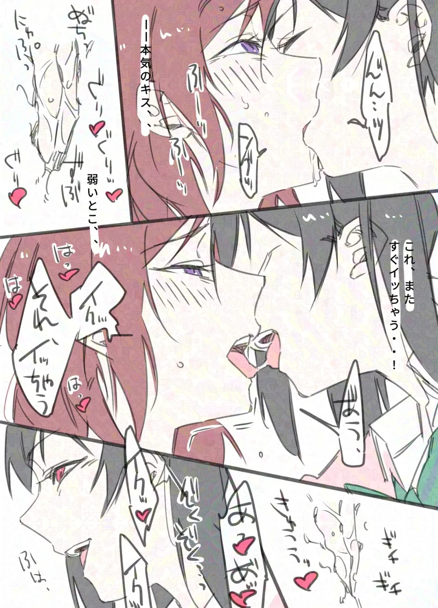 Nishikino Maki, Yazawa Nico by Surfacedxxc