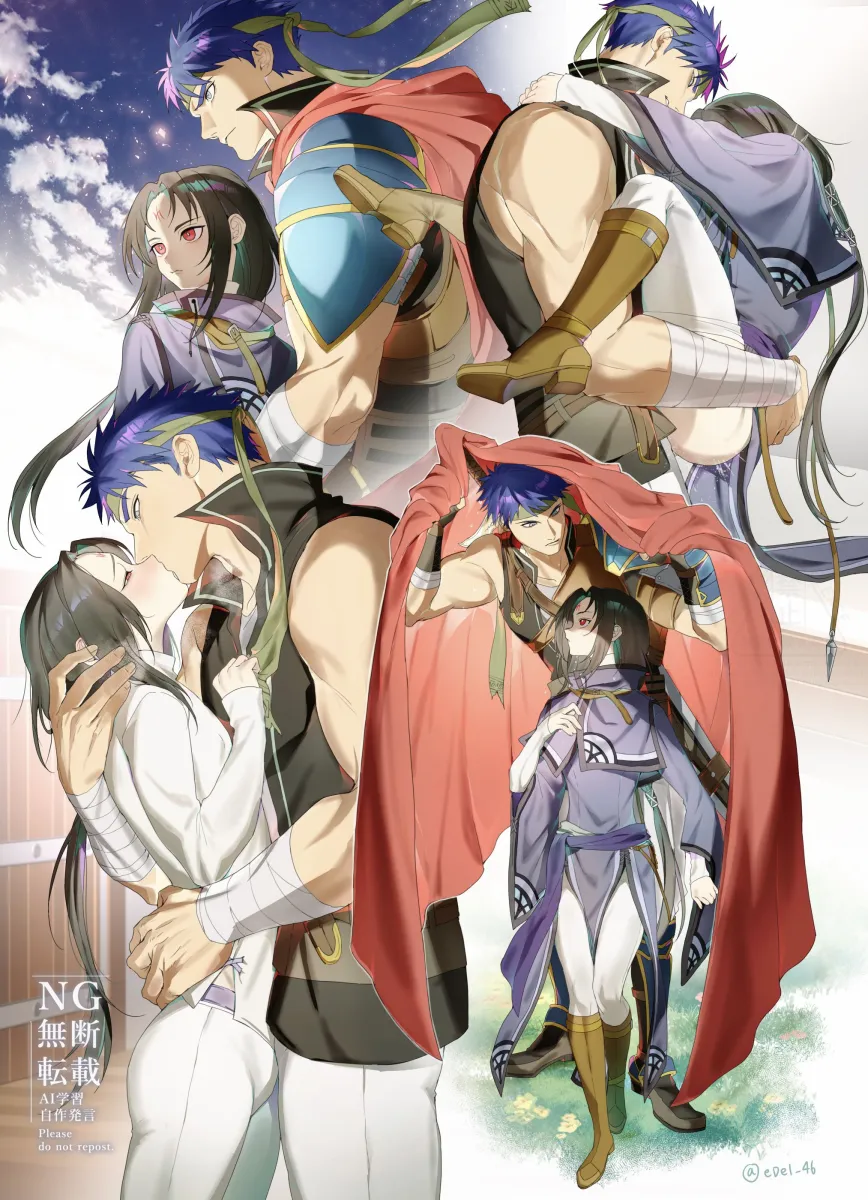 Ike (Fire Emblem), Soren (Fire Emblem) by Edel 46