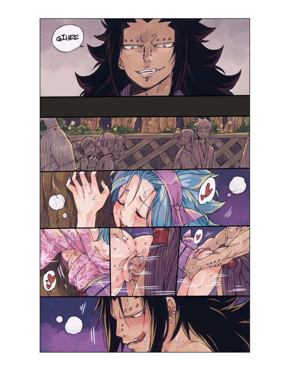 Gajeel Redfox, Levy Mcgarden by Rusky