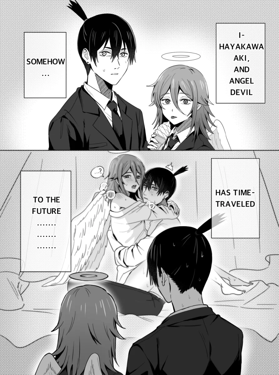 Hayakawa Aki, Angel Devil (Chainsaw Man) by P (Flavorppp)