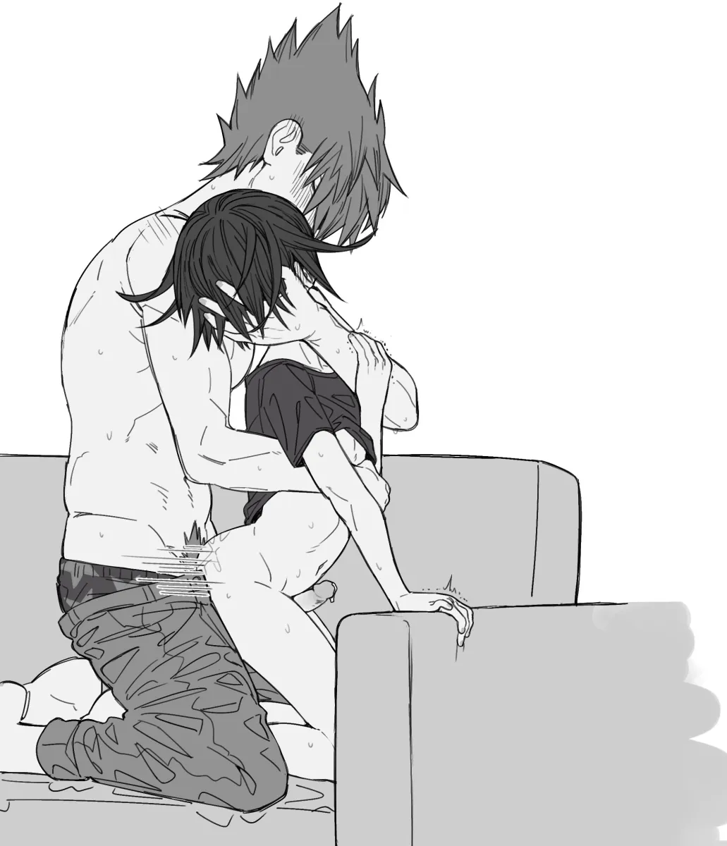 Oma Kokichi, Momota Kaito by Miri (Bossu Osu)
