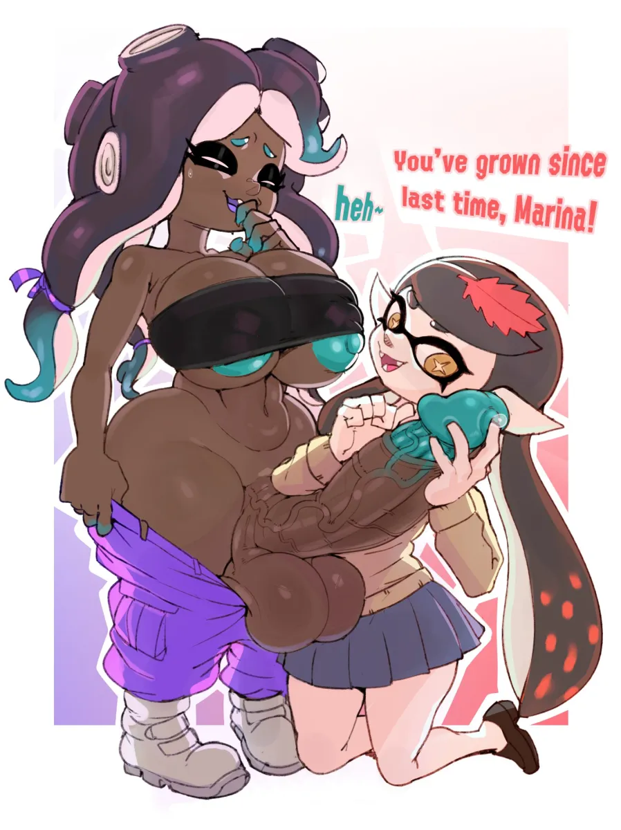 Callie (Splatoon), Marina (Splatoon) by Doplino