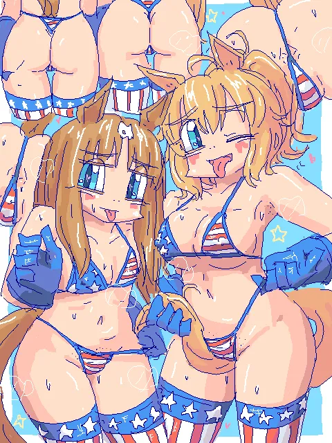 Grass Wonder (Umamusume), Taiki Shuttle (Umamusume) by Asei Kbys