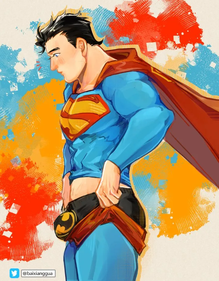 Clark Kent, Superman by Whoshibai Xianggua